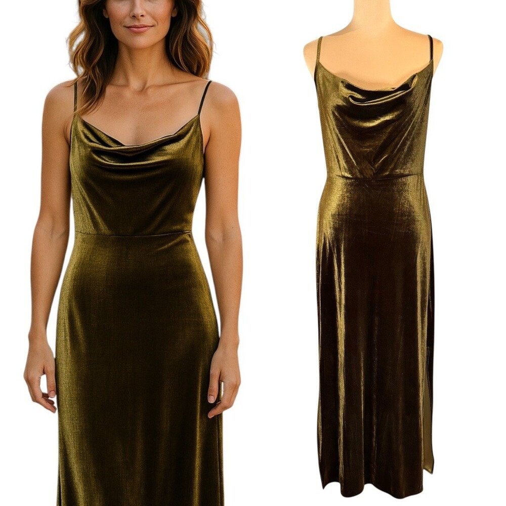 Just...Taylor Olive Green Maxi Dress